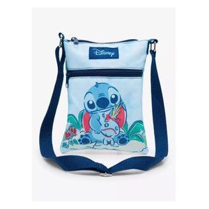 Disney Lilo & Stitch Palm Tree Passport Crossbody Bag